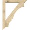 Ekena Millwork Balboa Traditional Rough Sawn Bracket w/ Offset Brace, Douglas Fir, 6"W x 36"D x 44"H BKT0604X36X44BOA01RDF - alternate 2